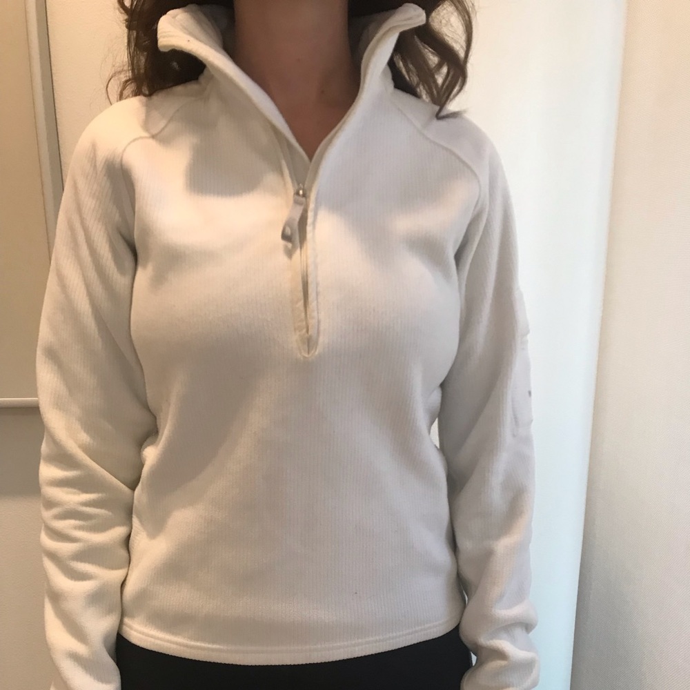 White North Face Fleece Jacket